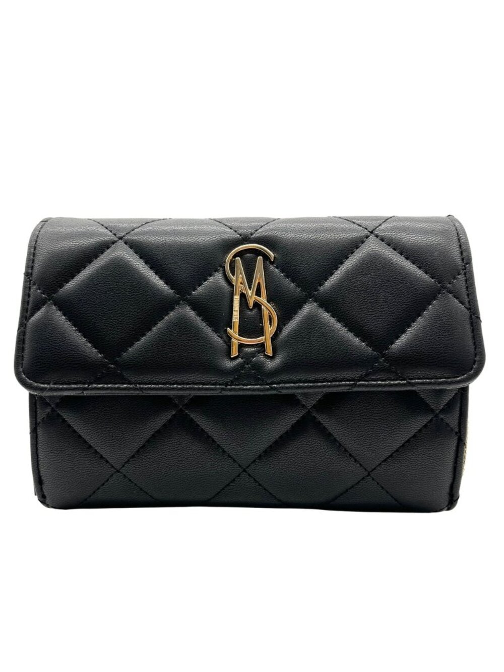 Steve Madden Black Quilted Crossbody Bag